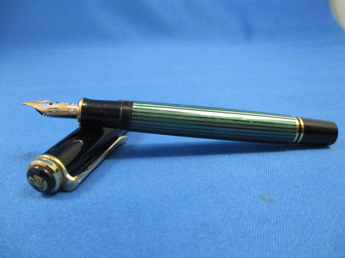 PELIKAN ペリカン SOUVERAN スーベレーン 万年筆 グリーン ストライプ