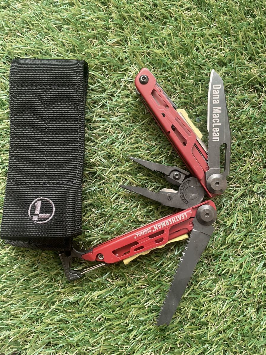 LEATHERMAN SIGNAL Red 専用MOLLEシース付 レザーマン マルチツール