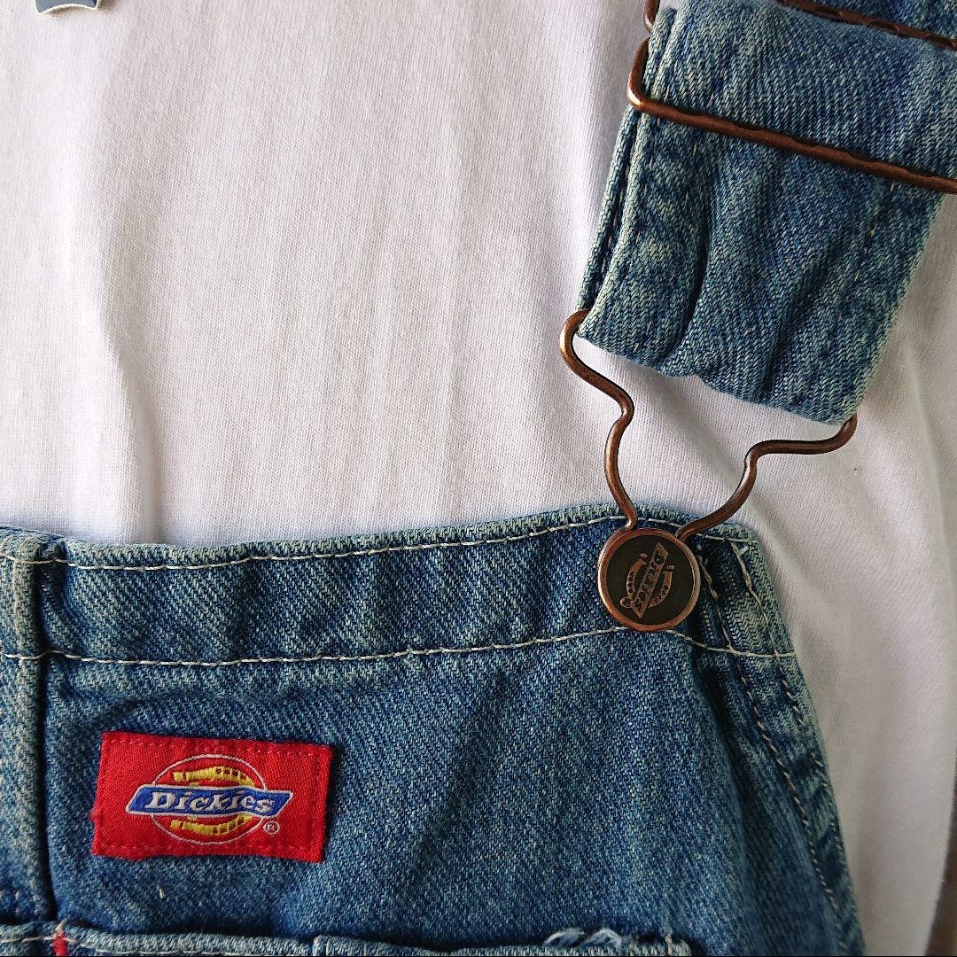 o12 アメリカ古着 Dickies ディッキーズ オーバーオール W34|PayPayフリマ