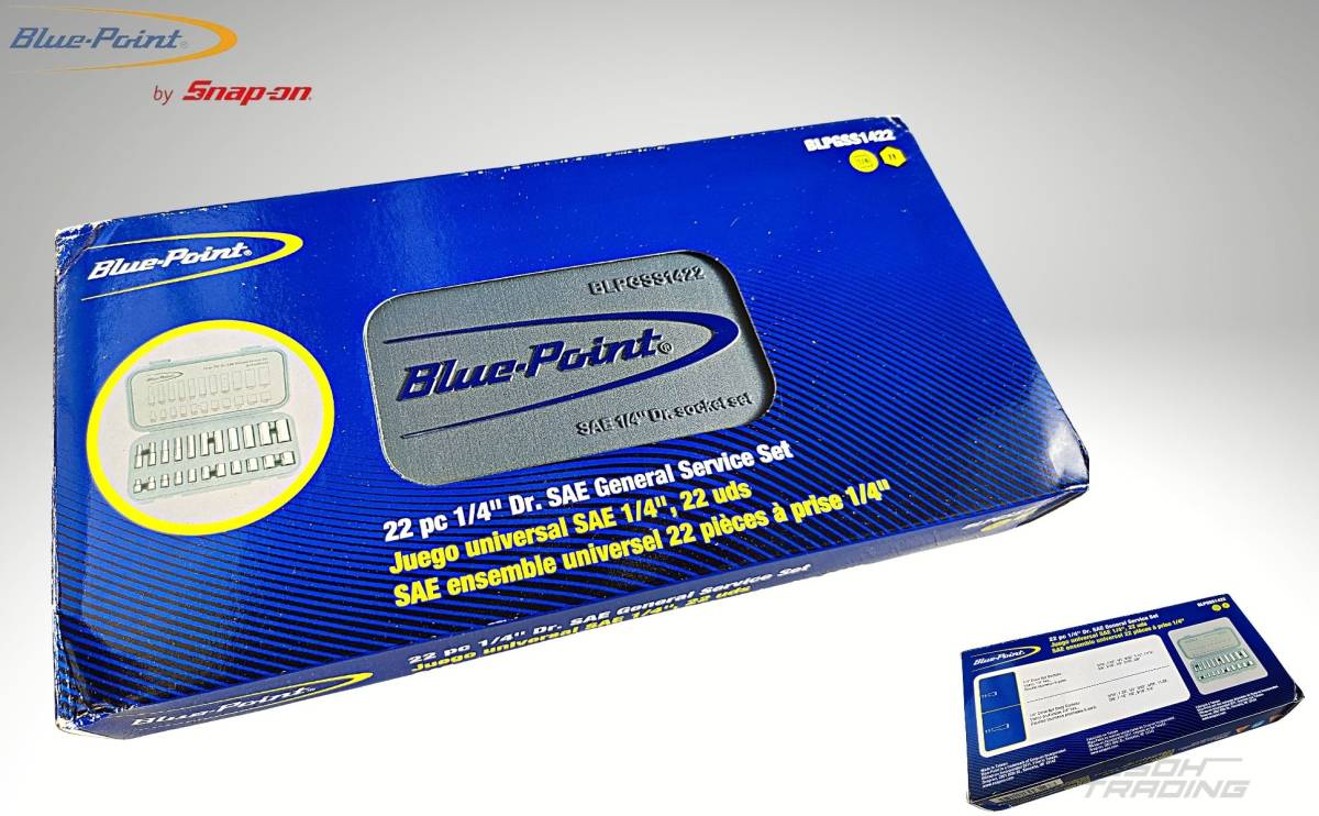 Blue-Point Snap-on 1/4 ディープ シャローソケット 工具 セット Blue-Point Snap-on 1/4 ディープ シャローソケット 工具 セット