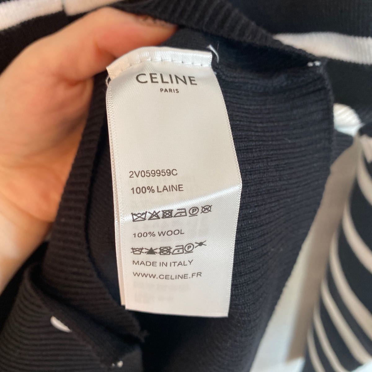 celineカーディガンニット長袖暖かい新品未使用FREEタグ付秋冬 celineカーディガンニット長袖暖かい新品未使用FREEタグ付秋冬