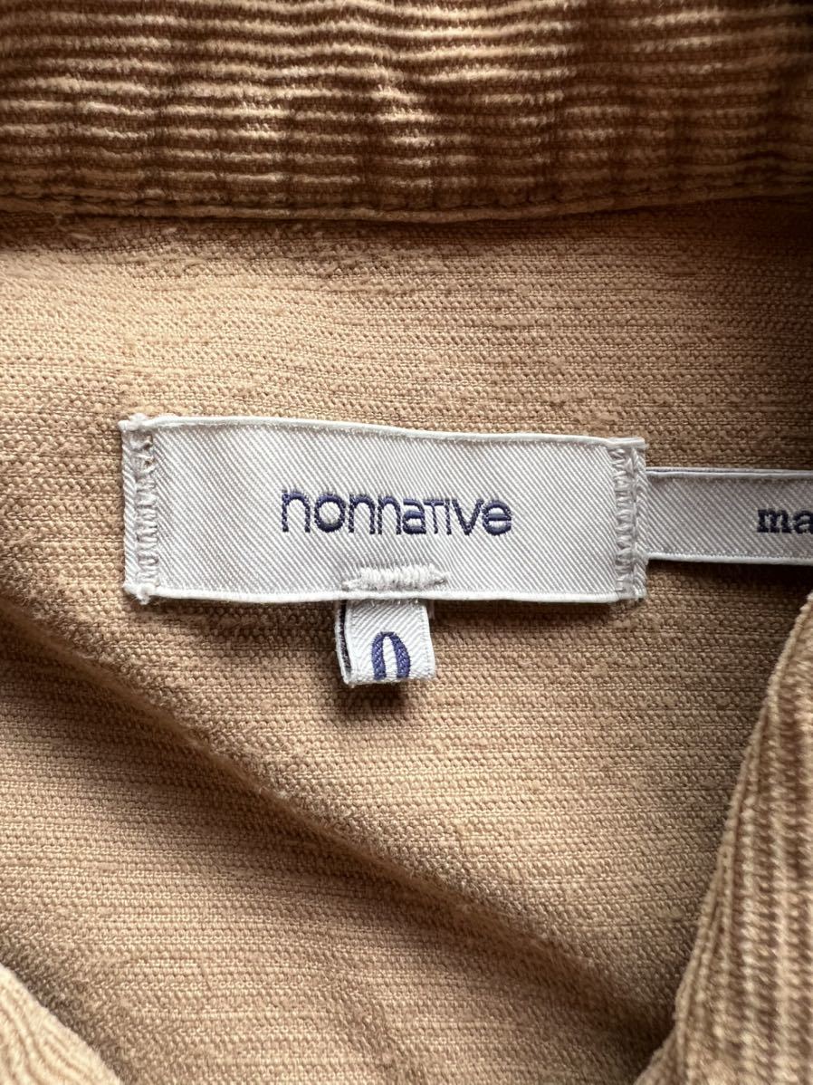 nonnative ノンネイティブ コーデュロイジャケットサイズ0