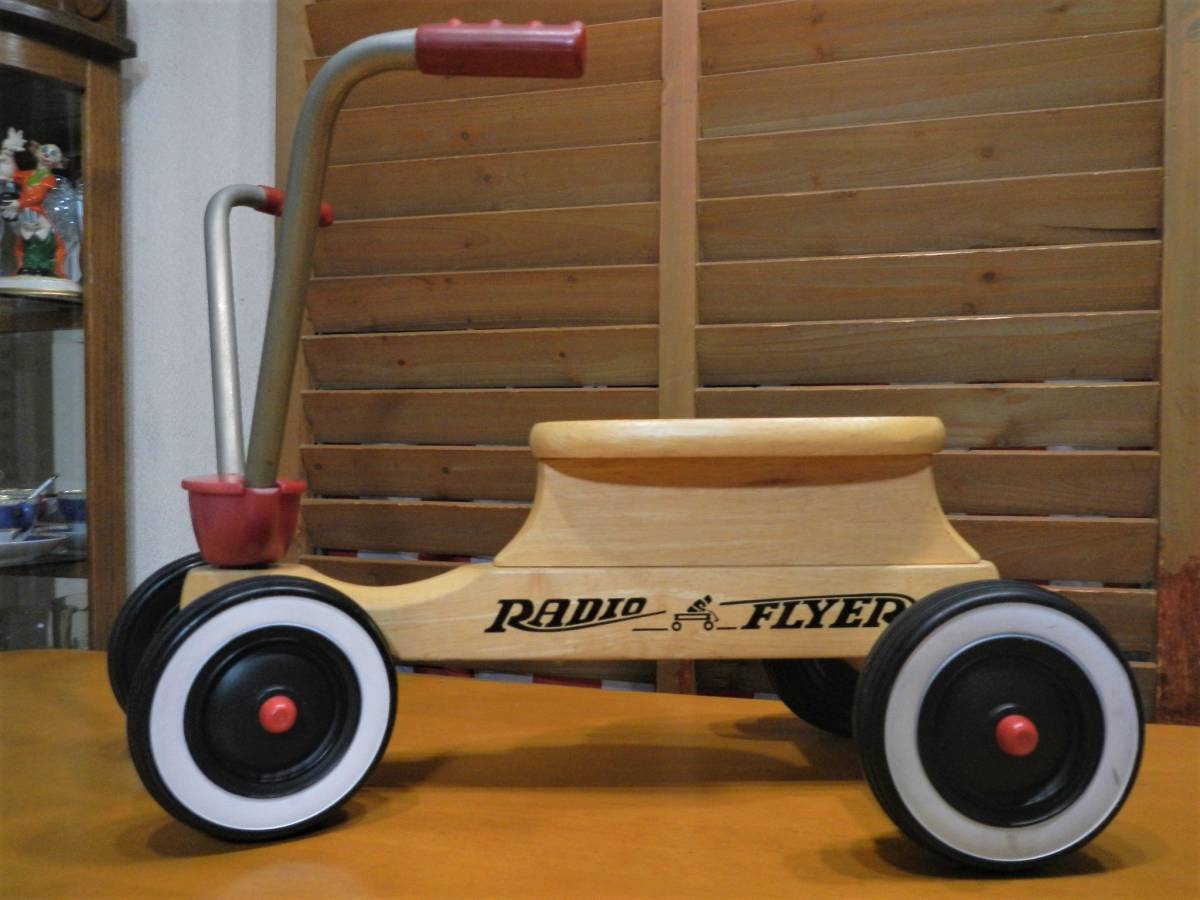 希少廃盤★RADIO FLYER★UＳＡ購入★ラジオフライヤー★ビンテージ★キッズ４輪車★木製★の画像2