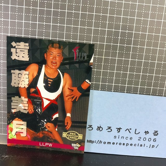同梱OK◇1996年BBM♯297遠藤美月/Mizuki Endo/LLPW女子プロレス【プロレスカード】_画像1