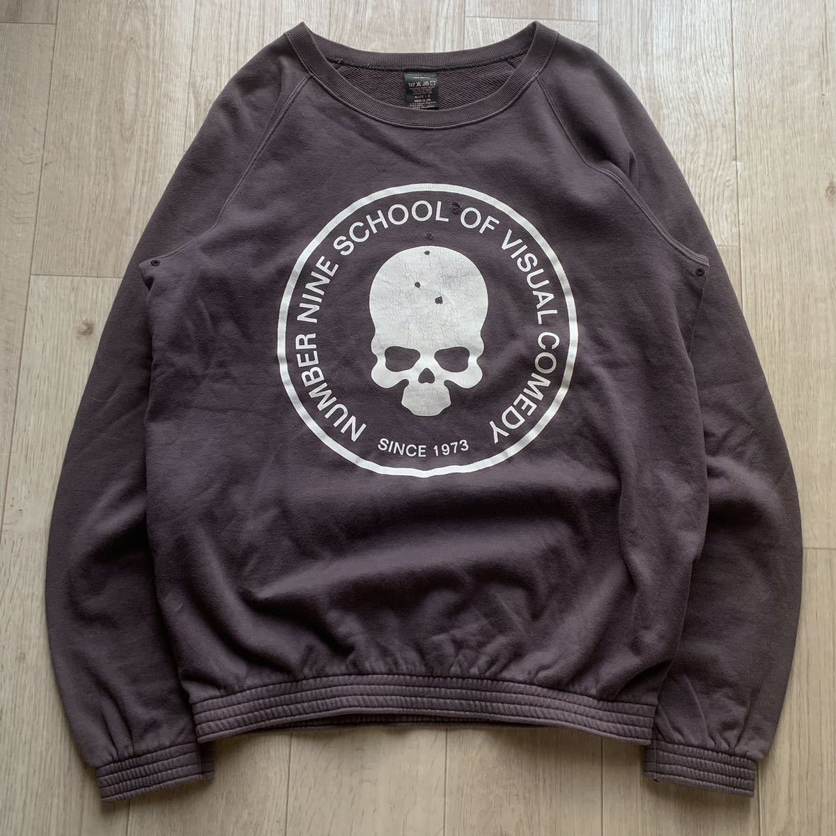 Number (n)ine time skull sweat takahiro miyashita collection