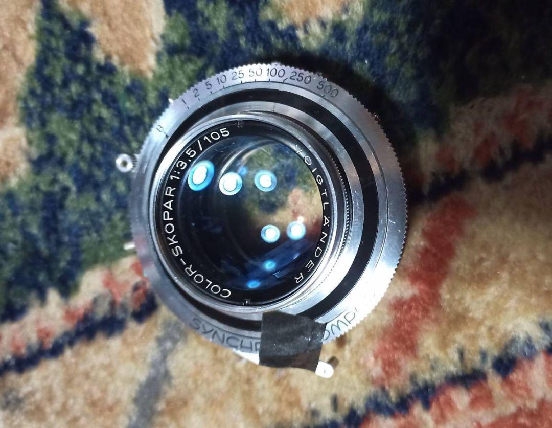 フォクトレンダー69カメラBESSAII 用カラースコパー105mmF4.5