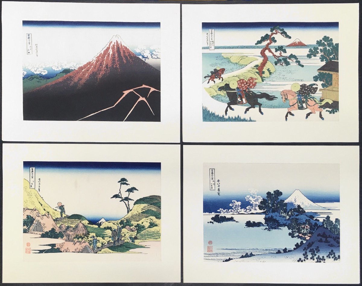 手摺木版画『葛飾北斎 富嶽三十六景 不揃18集 36図(全23集46図内) 東京