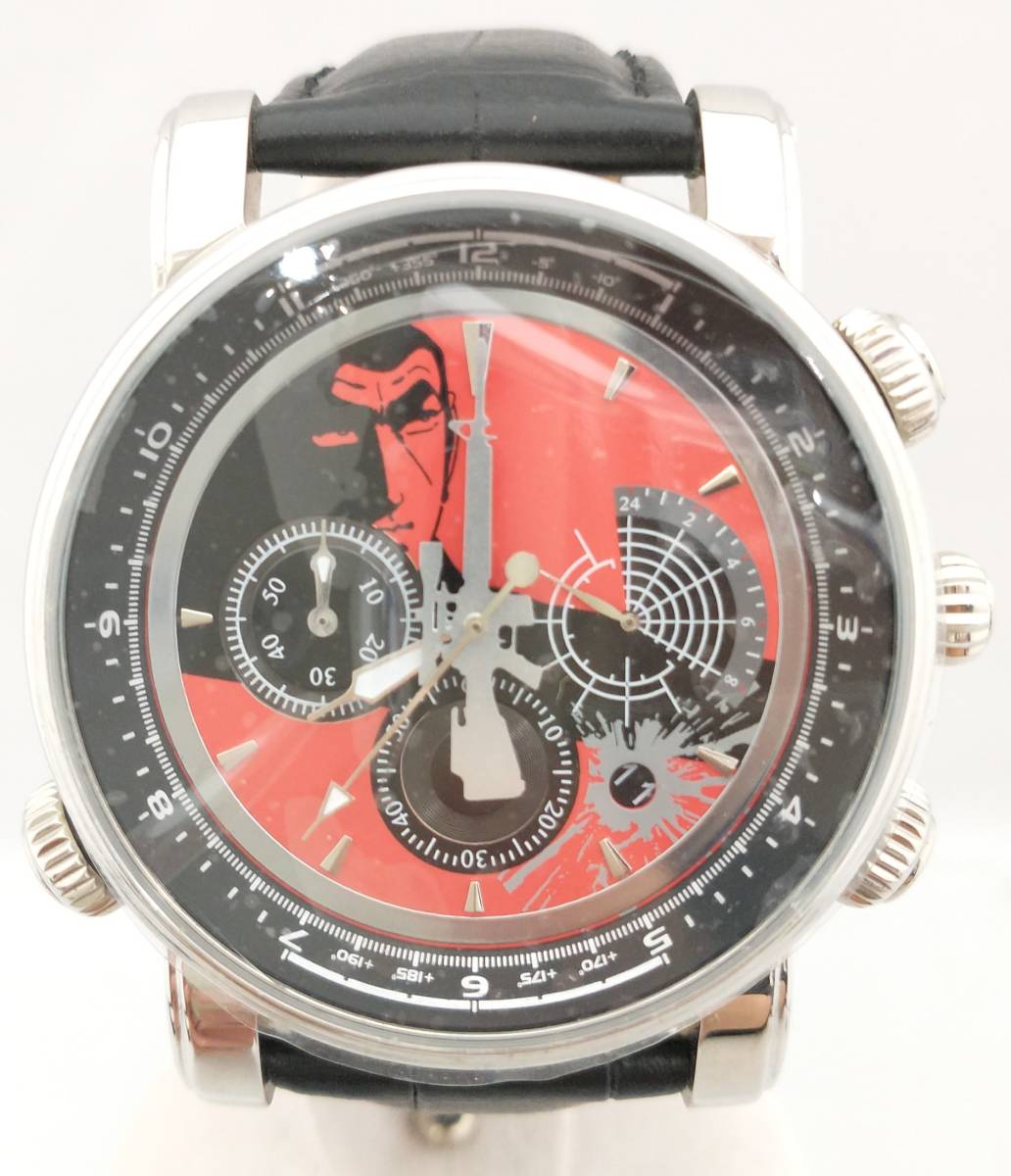 1968本限定 ゴルゴ13 50周年記念 腕時計 クロノグラフ クォーツ さいとう たかを