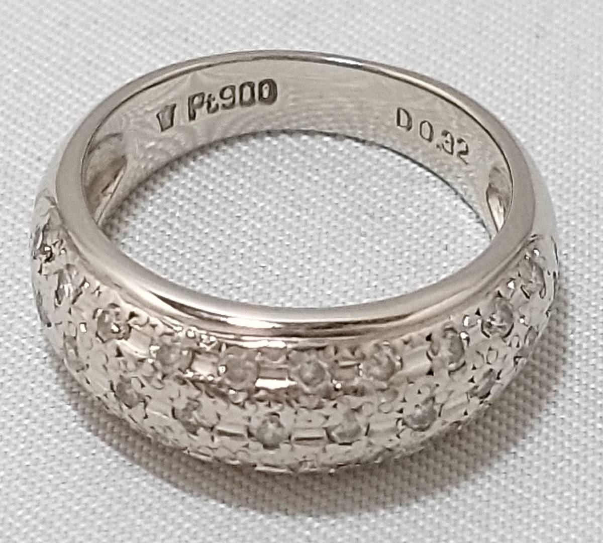 お取り寄せ】 プラチナ900 リング ダイヤ0.32ct #3 S Pt900 3号 店舗