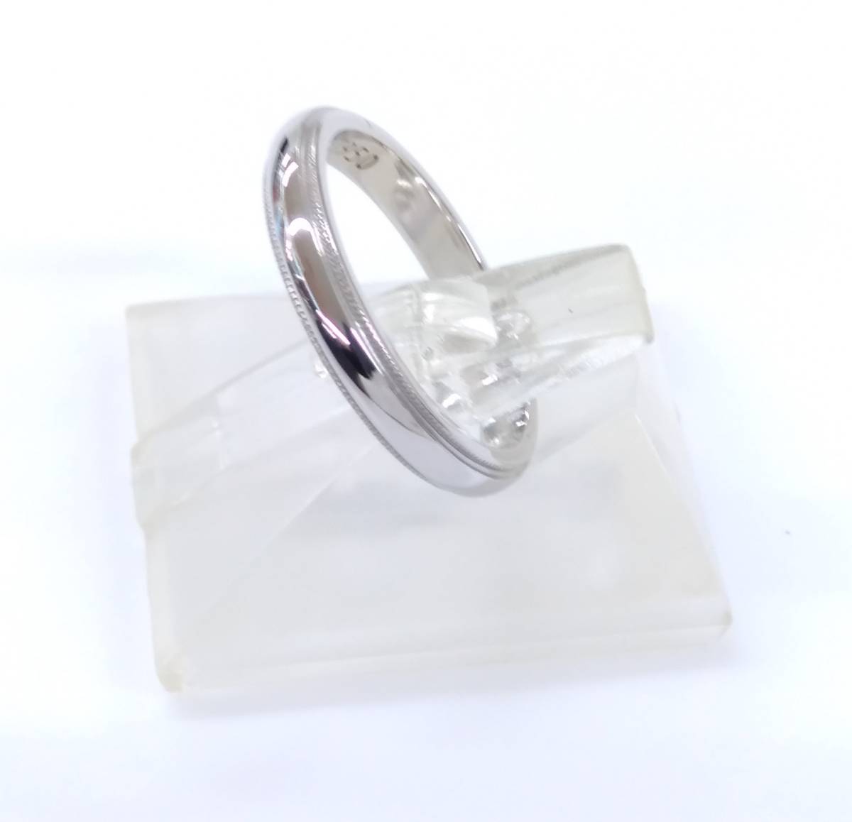 TIFFANY&Co. Pt950 12.5号 5.3g ミルグレイン ティファニー | en
