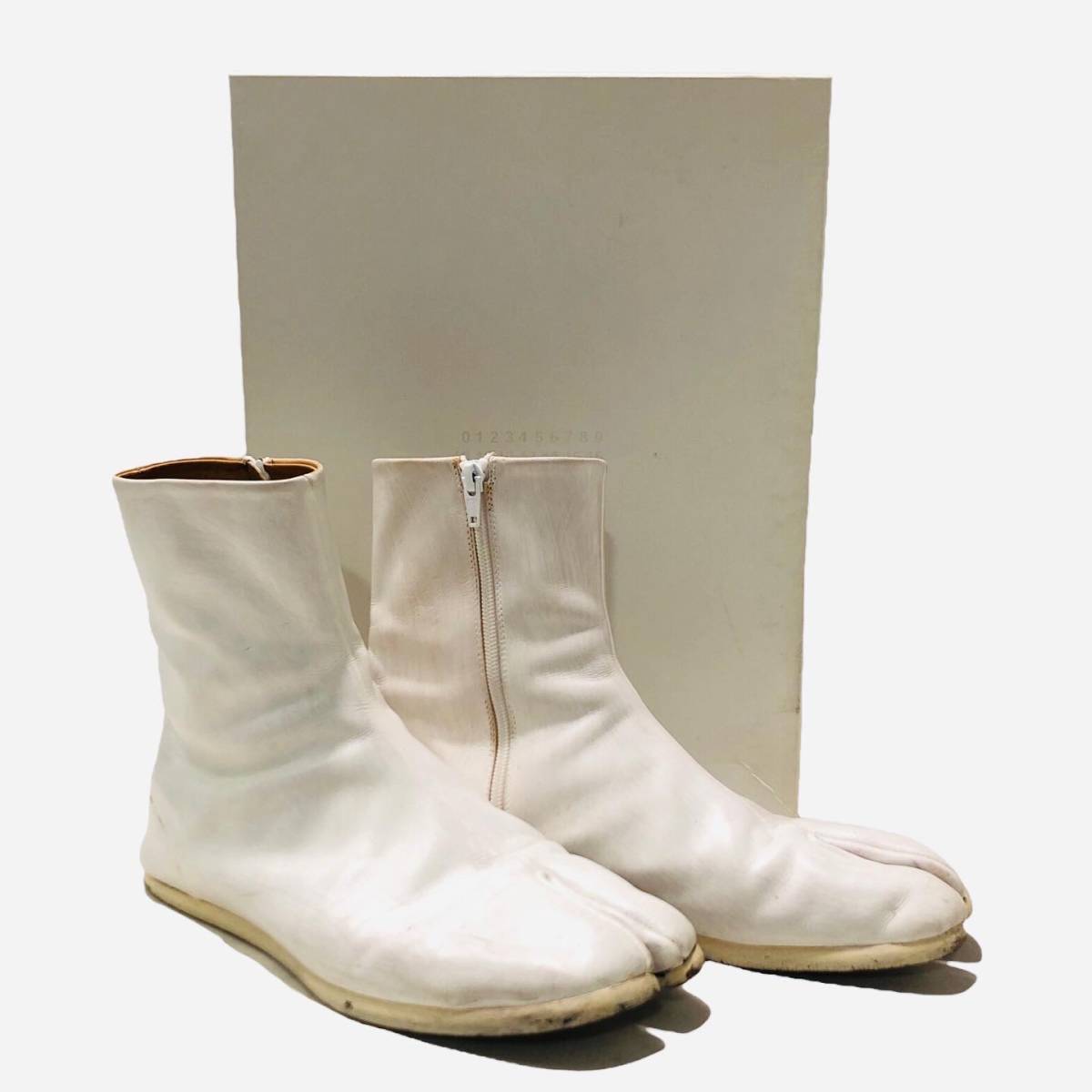 Maison Margiela メゾンマルジェラ 足袋ブーツ S57WU0096 ホワイト サイズ43 タビ 店舗受取可