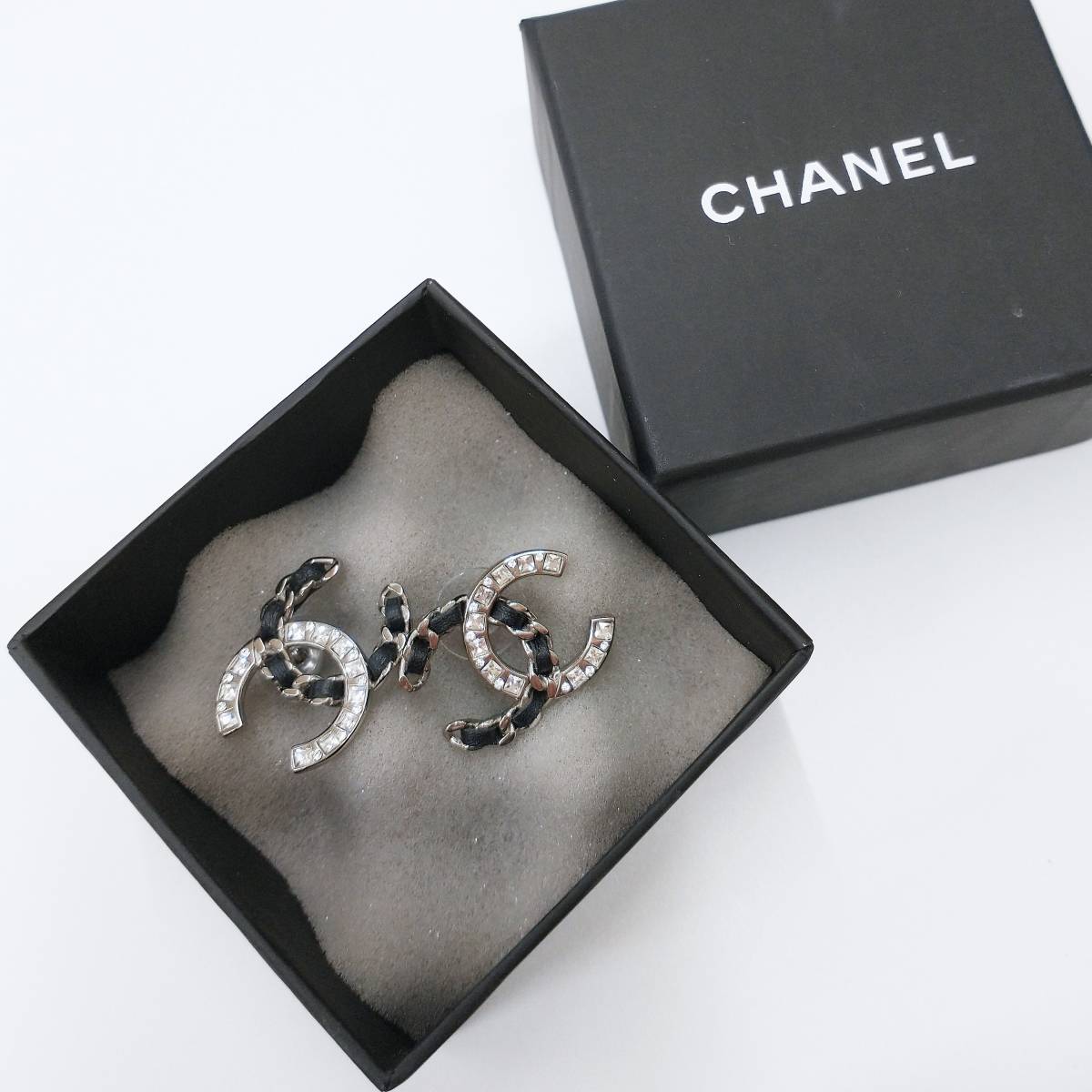 CHANEL(シャネル)ココマーク ココチェーン ピアス 店舗受取可 B18K ...
