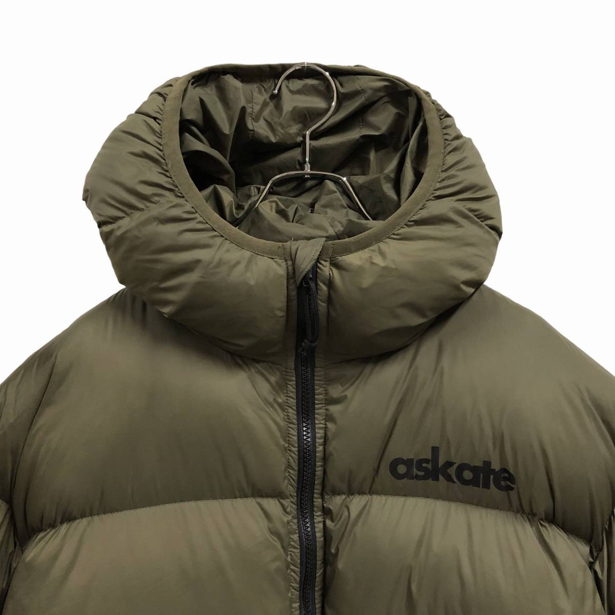 ASKATE MAGIC NUMBER アスケート マジックナンバー DOWN PARKA ダウンジャケット オリーブ 21FW-MN-1006ASK サイズXL 店舗受取可_画像4