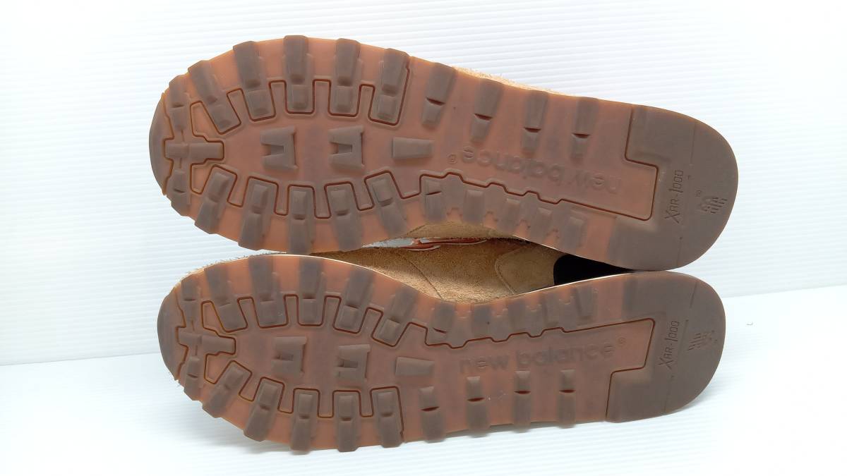 ★ new balance ニューバランス リーバイスコラボ スニーカー M1300LV 箱付き USA12(30cm) デニム×オレンジ×ベージュ 通年_画像6