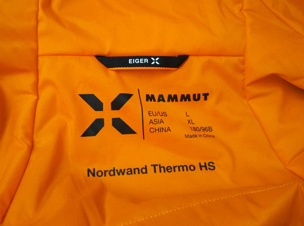 未使用品 マムート MAMMUT XL スノーボードジャケット ウィンターウェア 青 ブルー オレンジ ナイロン ゴアテックス GORE-TEX 店舗受取可_画像4