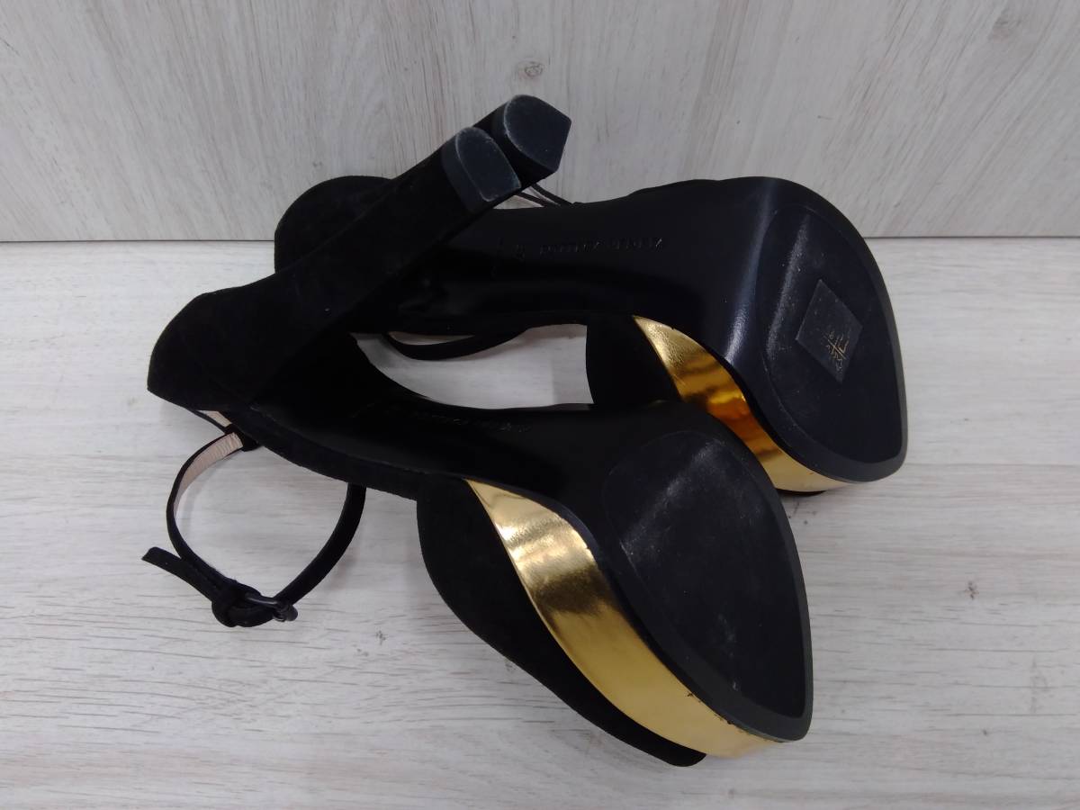 ボッテガヴェネタ BOTTEGA VENETA ミュール 黒 約24cm 表記サイズ37