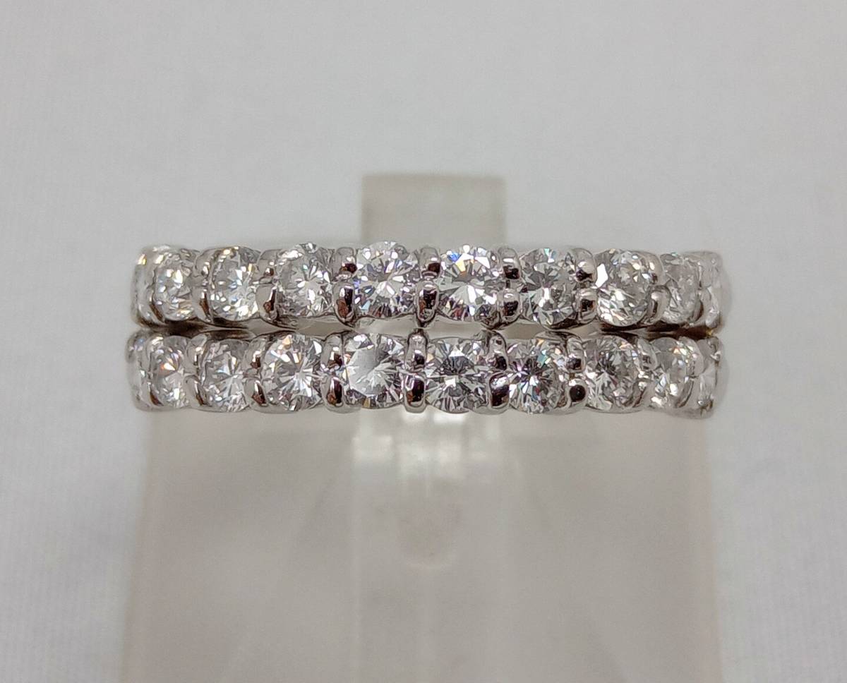 代引き手数料無料 Pt900 リング ダイヤ1.00ct 14.5号 6.2g プラチナ