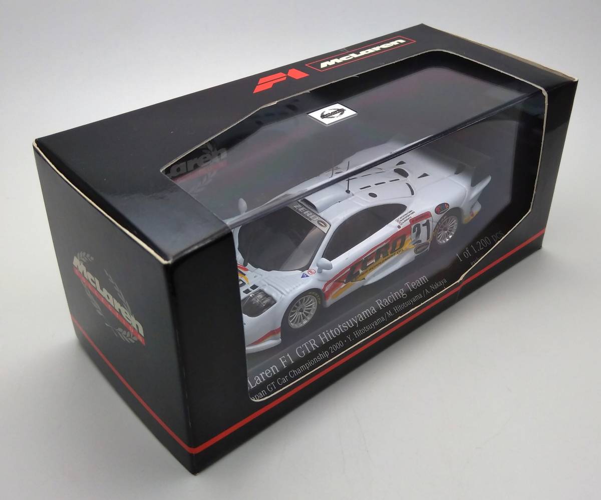 MINICHAMPS ミニチャンプス マクラーレン F1 GTR 一ツ山レーシング JGTC 2000 一ツ山幹雄/一ツ山康/中谷明彦 #21 1/43 ミニカー_画像2