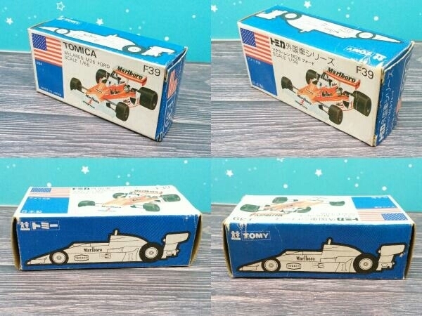 現状品 トミカ 外国車シリーズ F39 マクラーレン M26 フォード 黒タンポ 青箱 日本製_画像4