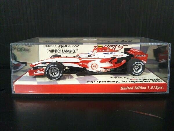 MINICHAMPS スーパーアグリ F1 チーム 2007 ショーカー A.デビッドソン 1:43スケール_画像2