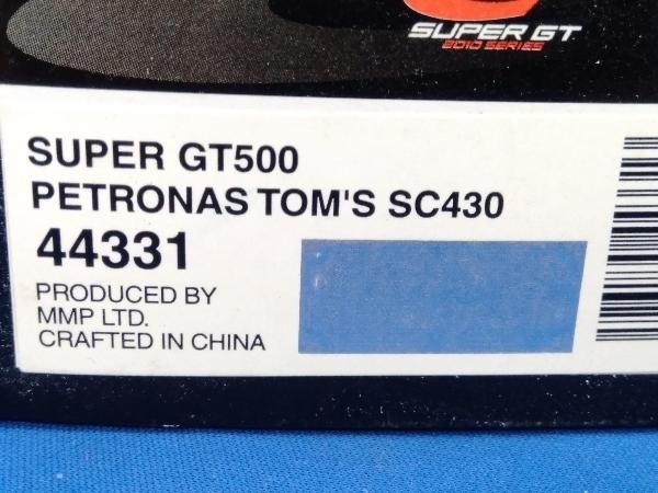 EBBRO 1/43 SUPER GT500 PETRONAS TOM'S SC430 2010 No.1 WHITE/GREEN_画像5