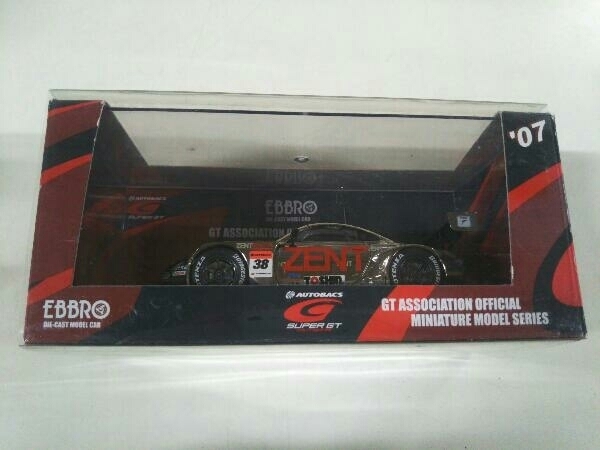 EBBRO 1/43 SUPER GT500 ZENT CERUMO SC430 2007 No.38 BLACK/SILVER_画像1