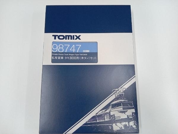 【動作未確認】Nゲージ TOMIX 98747 私有貨車 タキ3000形(米タン)セット