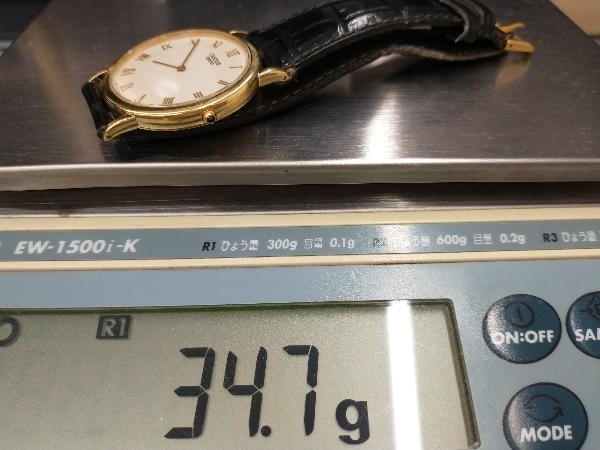 ジャンク 可動 セイコー クレドール 8J80-7000 クォーツ 18KTケース 総