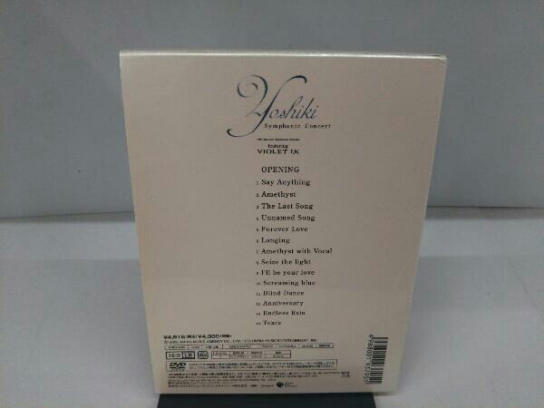 DVD Yoshiki Symphonic Concert with Tokyo City Phillharmonic Orchestra featuring VIOLET UK_画像2