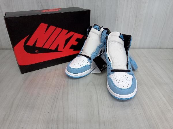 美品 NIKE 555088-134 Air Jordan1 High OG University Blue ナイキ ...