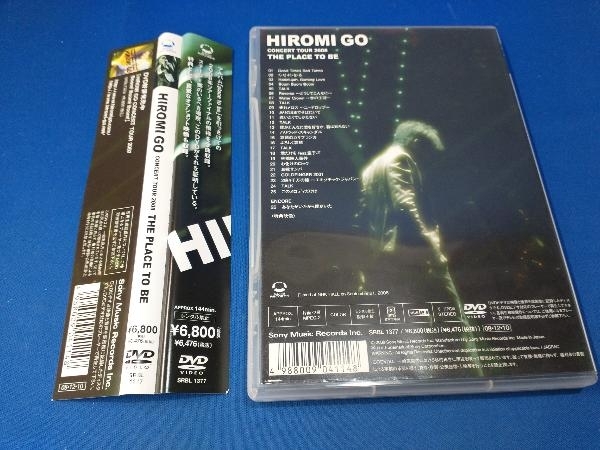 DVD HIROMI GO CONCERT TOUR 2008'THE PLACE TO BE' 郷ひろみ_画像2