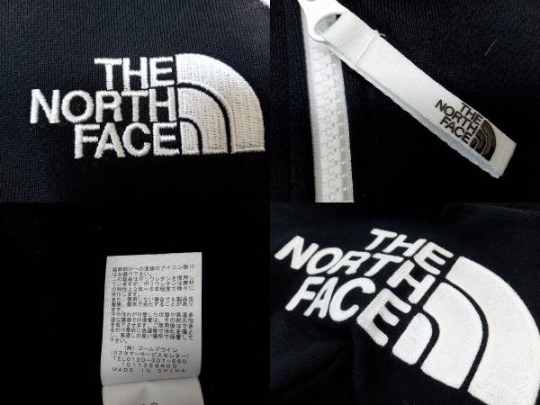 THE NORTH FACE ザ・ノース・フェイス リアビュー フルジップ フーディ パーカー 裏起毛 刺繍 NT62130 M ブラック_画像4