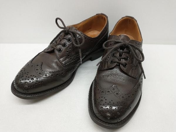 Tricker’s×MACKINTOSH MS633 ドレスシューズ ウィングチップ レザー 本革 メンズ 約25.5cm Size 7 ダークブラウン