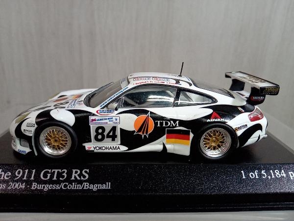 現状品【E-10】 MINICHAMPS 1/43scale PORSCHE 911 GT3 RS 24H LE MANS 2004 BURGESS/COLIN/BAGNALL_画像2