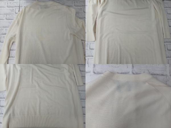 ATON エイトン 6836730 SLOW_WOOL 長袖ニットワンピース ベージュ サイズ2 Mサイズ 店舗受取可_画像4