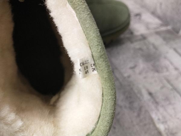 SUICOKE スイコック ムートンブーツ シャークソール KENN-Mwp サイズ26 グリーン 店舗受取可_画像9