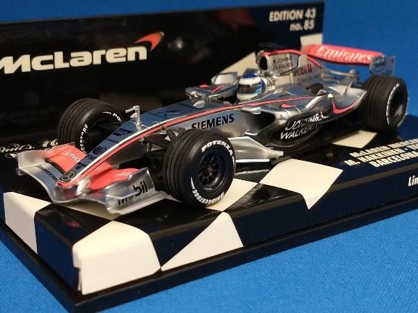 MINICHAMPS 1/43scale McLaren Mercedes MP4/21 30.11.2006 Barcelona Test / M.Hakkinen_画像2