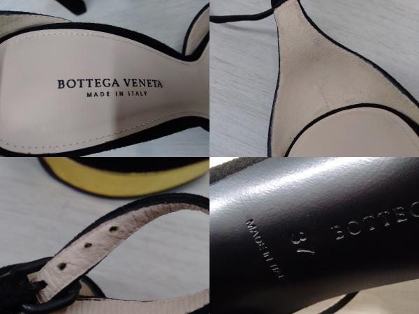 ボッテガヴェネタ BOTTEGA VENETA ミュール 黒 約24cm 表記サイズ37