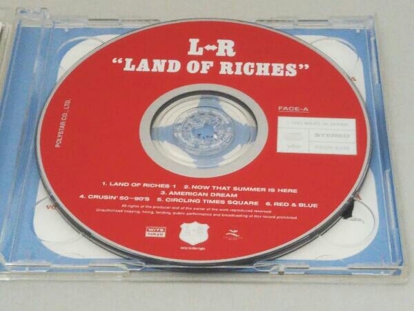 帯あり L⇔R CD LAND OF RICHES(SHM-CD)_画像3