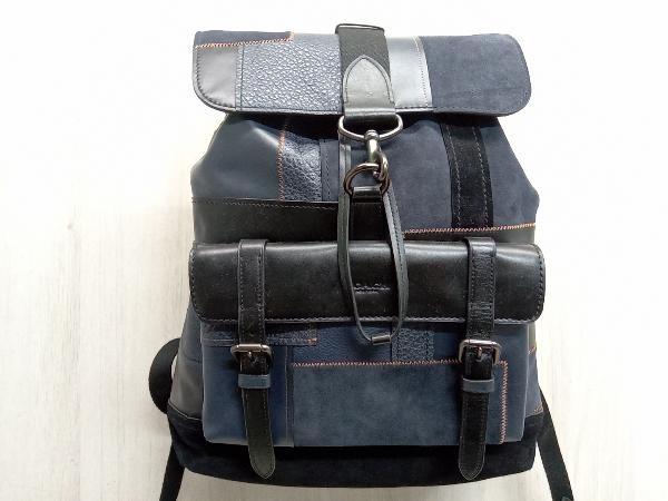 【コンビニ受取対応商品】 美品 COACH コーチ 保存袋付 ネイビー リュック バックパック パッチワーク 76206 その他 【コンビニ受取対応商品】 美品 COACH コーチ 保存袋付 ネイビー リュック バックパック パッチワーク 76206 その他