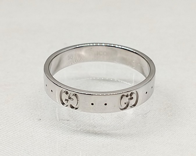 男の子向けプレゼント集結 指輪 GGモチーフ 表記サイズ18 約17号 保存