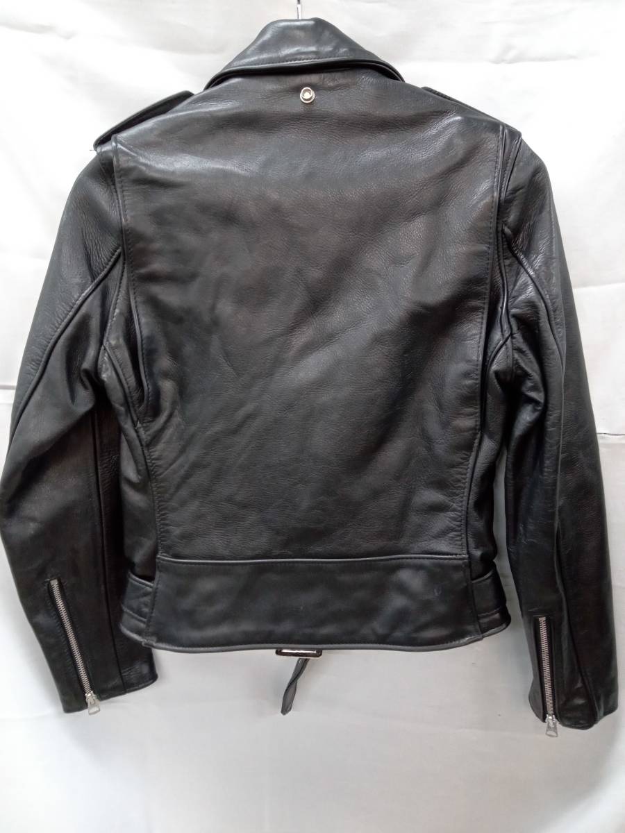 Schott Schott двойной байкерская куртка черный S one Star 113GRW