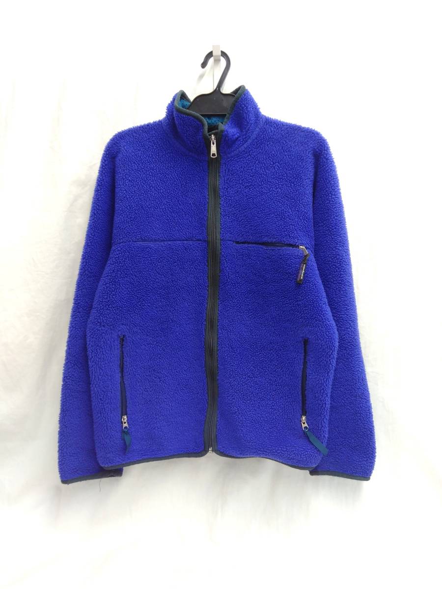 [90s] patagonia パタゴニア メンズ フリース 青 ブルー M ヴィンテージ 古着 店舗受取可