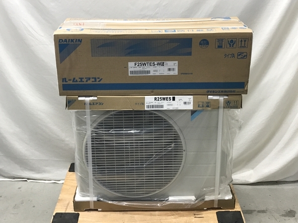 DAIKIN ダイキン R25WES F25WTES-W ルームエアコン 室内機 室外 DAIKIN ダイキン R25WES F25WTES-W ルームエアコン 室内機 室外