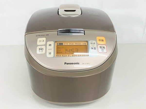 定番スタイル パナソニック IH炊飯ジャー 炊飯器10合炊き 1.8L SR
