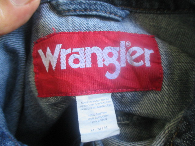 M #Wrangler Wrangler #G Jean # blue series USA old clothes sending 520 lady's 