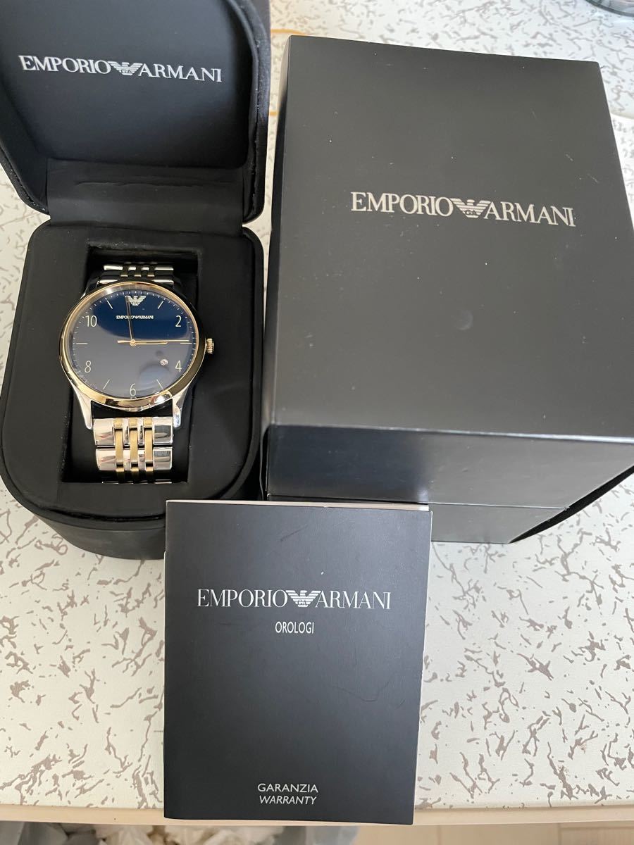 エンポリオアルマーニ 高級腕時計 正規品 美品 送料込み