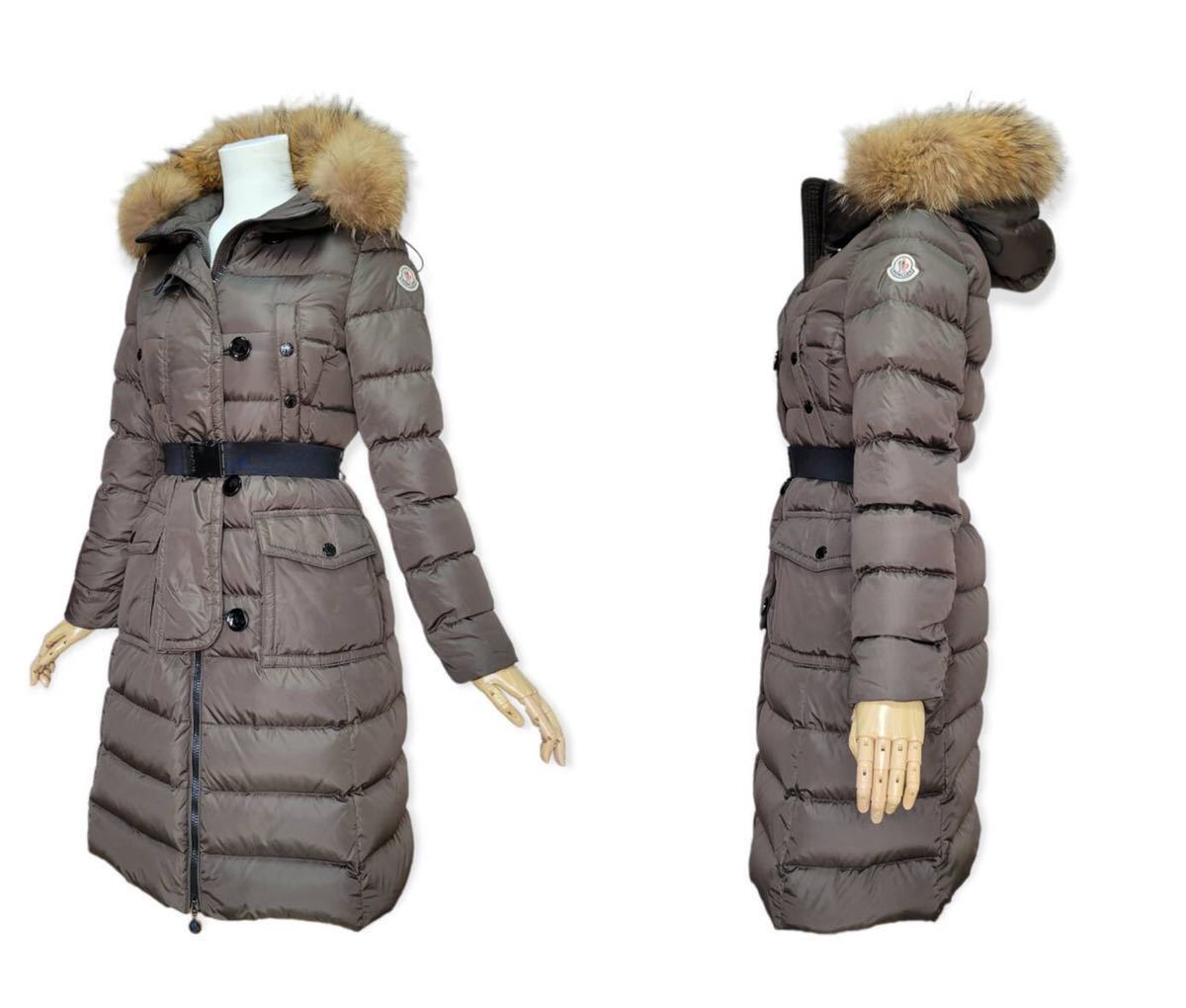 定番人気】サイズ XS MONCLER GENEVRIER ファーダウンコート