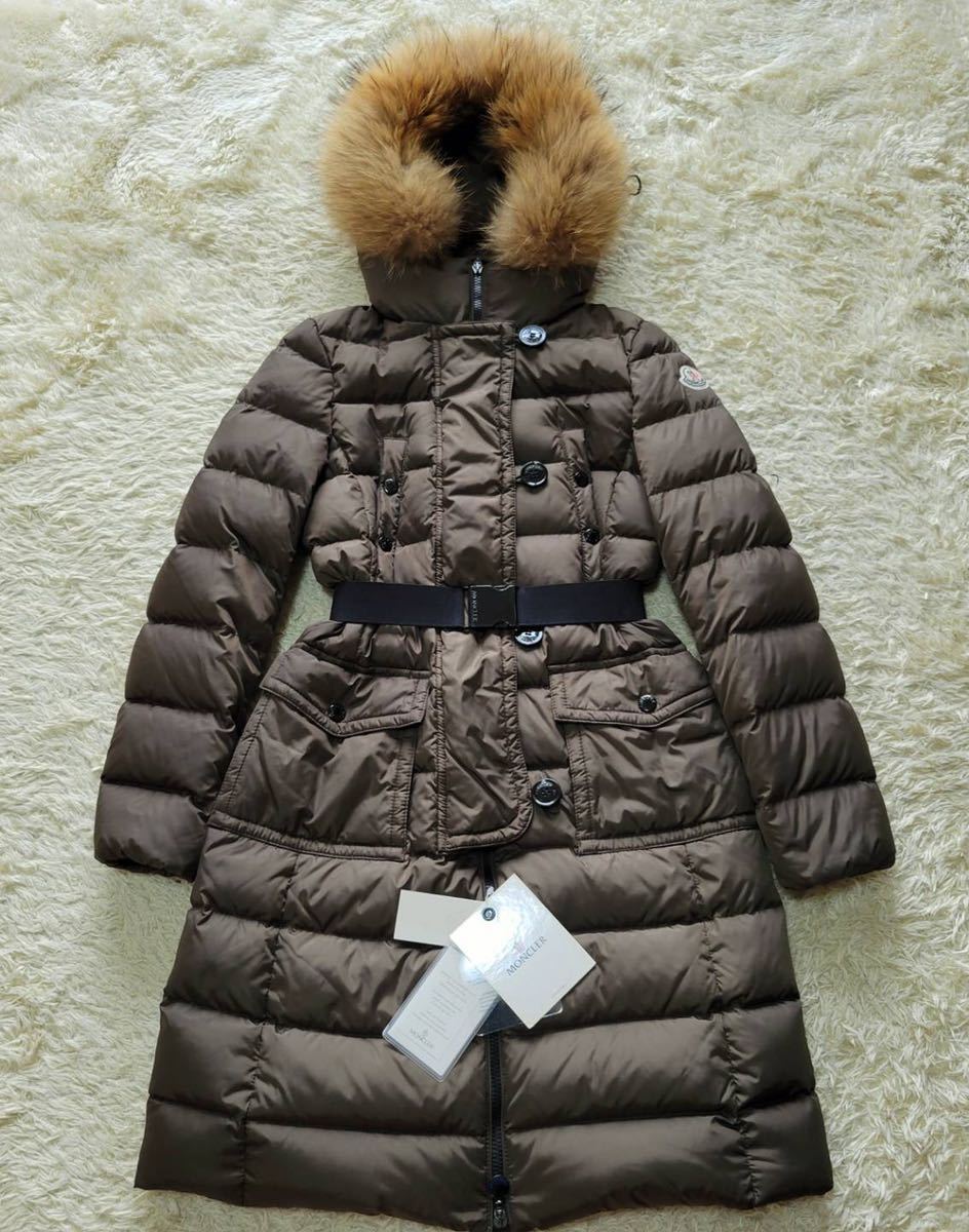 定番人気】サイズ XS MONCLER GENEVRIER ファーダウンコート