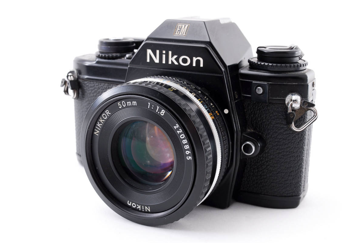 Nikon/ニコン/EM/NIKKOR/50mm/1:1.8/単焦点レンズ/ブラックボディ/フィルムカメラ/一眼レフカメラ#1082744_画像2